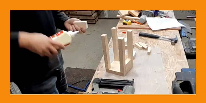 Glue up for the Candle Lantern