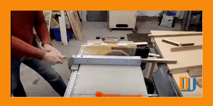 Ripping wood for mirror frame