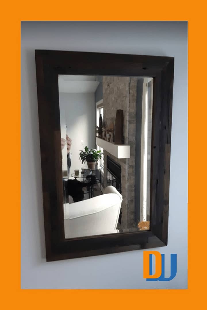 Completed mirror frame Horwood mirror