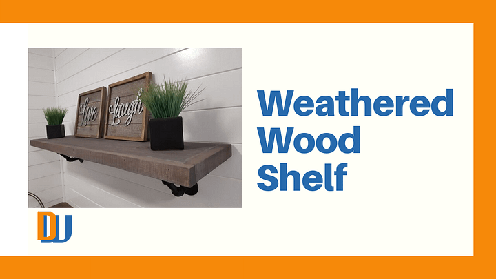 Weather Wood Shelf
