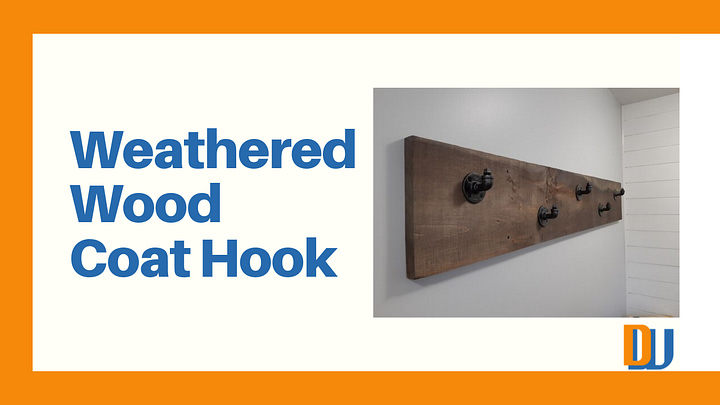 Weathered Wood Coat Hook